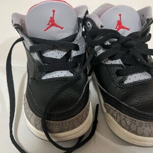 Jordan Kids' Black, Gray & Red Retro Sneakers